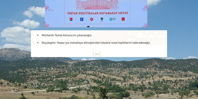 BÜYÜKŞEHİR YASASIYLA MAHALLEYE DÖNÜŞEN KÖYLER İÇİN BÜYÜK MÜJDE