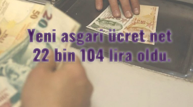 Asgari Ücret Belli Oldu